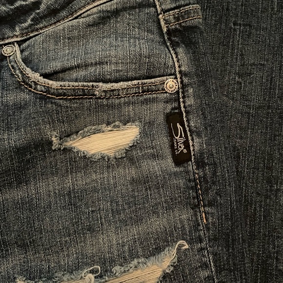 Silver Boyfriend Jeans - Picture 3 of 7